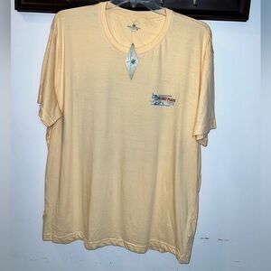 NWT Island Shores Men’s Yellow Short Sleeve T-Shirt Size XXL